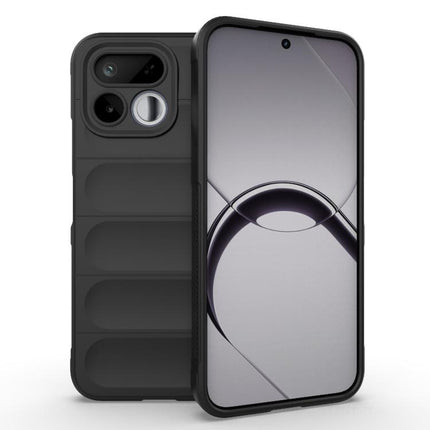 Magic Shield TPU + Flannel Phone Case, For Realme P4R 5G India, For Realme 16T 5G Global