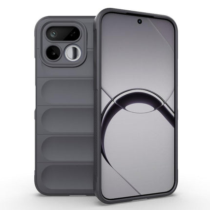 Magic Shield TPU + Flannel Phone Case, For Realme P4R 5G India, For Realme 16T 5G Global