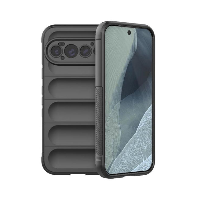Magic Shield TPU + Flannel Phone Case, For Google Pixel 9 Pro XL 5G, For Google Pixel 9 Pro 5G