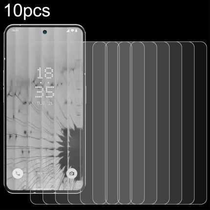 10pcs 0.26mm 9H 2.5D Tempered Glass Film, For Nothing Phone 2 (10 PCS)