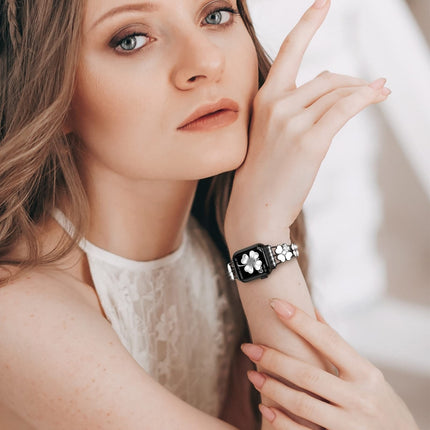 Petal Metal Diamond Watch Band