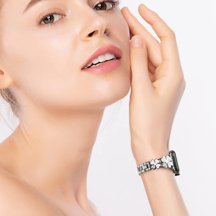 Petal Metal Diamond Watch Band