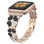 For Apple Watch SE 2023 40mm / Rose Gold+Black