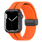 For Apple Watch 3 42mm / Orange+Black