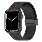 For Apple Watch SE 2023 40mm / Black+Red