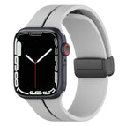 For Apple Watch 9 45mm / Light Grey+Black