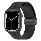 For Apple Watch 9 41mm / Black+Blue