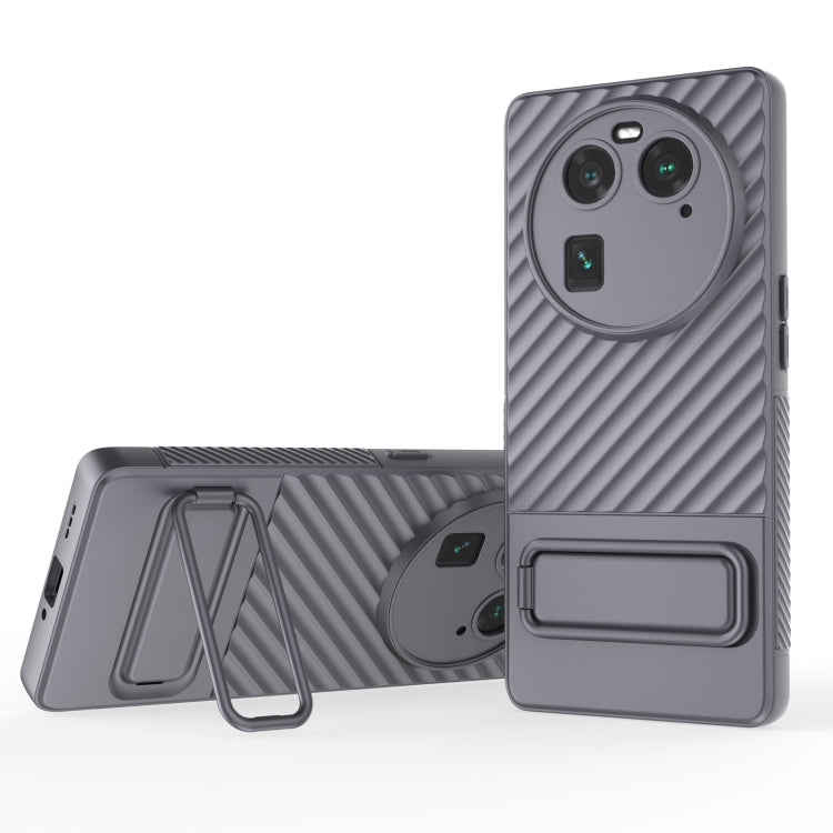 Wavy Texture TPU Phone Case with Lens Film