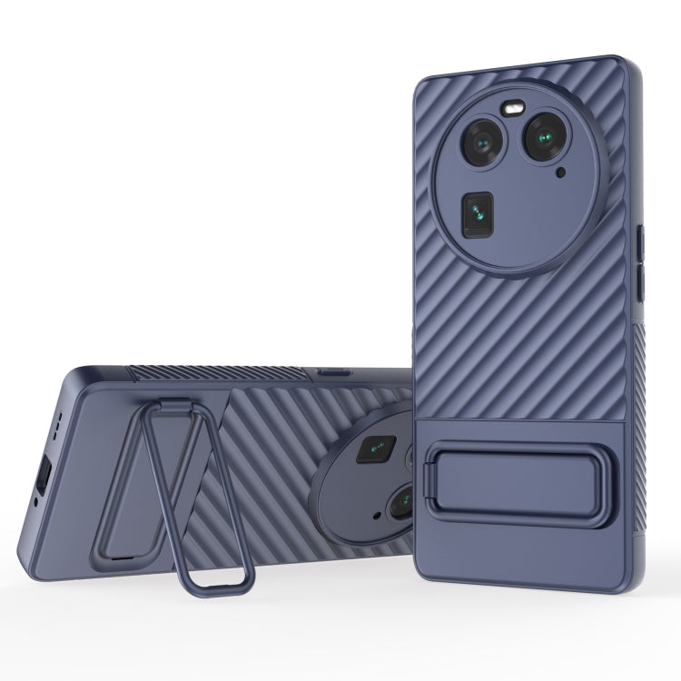 Wavy Texture TPU Phone Case with Lens Film