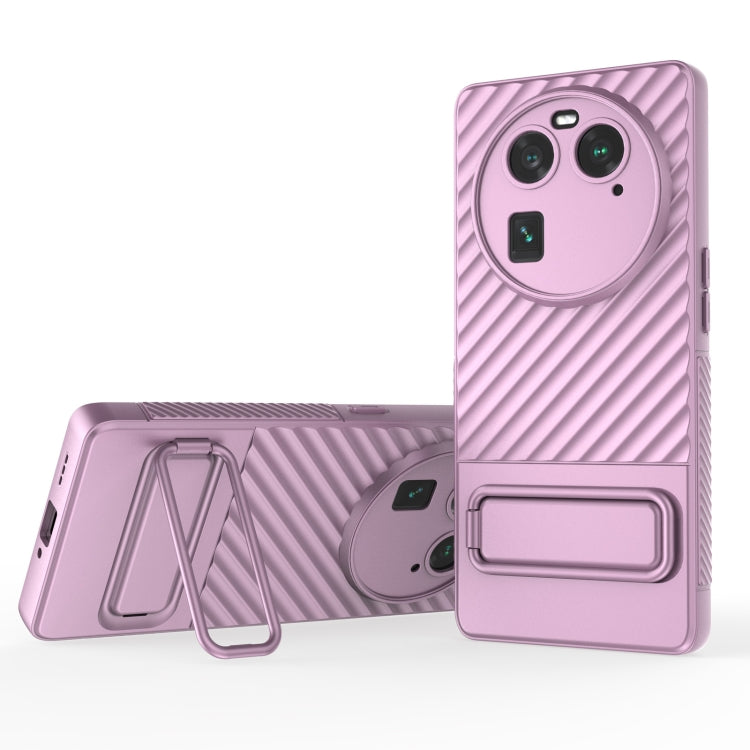Wavy Texture TPU Phone Case with Lens Film