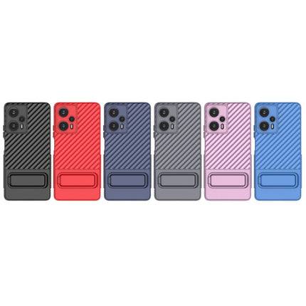 Wavy Texture TPU Phone Case with Lens Film, For Xiaomi Poco F5, For Xiaomi Redmi Note 11, For Xiaomi Redmi Note 12 Turbo, For Xiaomi Redmi Note 11S