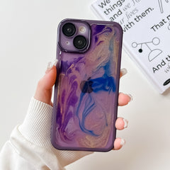 Oil Painting Electroplating TPU Phone Case, For iPhone 14, For iPhone 14 Pro, For iPhone 14 Plus, For iPhone 14 Pro Max, For iPhone 13, For iPhone 13 Pro