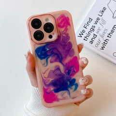 Oil Painting Electroplating TPU Phone Case, For iPhone 14, For iPhone 14 Pro, For iPhone 14 Plus, For iPhone 14 Pro Max, For iPhone 13, For iPhone 13 Pro