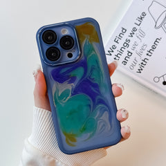 Oil Painting Electroplating TPU Phone Case, For iPhone 14, For iPhone 14 Pro, For iPhone 14 Plus, For iPhone 14 Pro Max, For iPhone 13, For iPhone 13 Pro