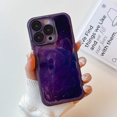 Oil Painting Electroplating TPU Phone Case, For iPhone 14, For iPhone 14 Pro, For iPhone 14 Plus, For iPhone 14 Pro Max, For iPhone 13, For iPhone 13 Pro