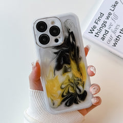 Oil Painting Electroplating TPU Phone Case, For iPhone 14, For iPhone 14 Pro, For iPhone 14 Plus, For iPhone 14 Pro Max, For iPhone 13, For iPhone 13 Pro