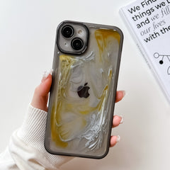 Oil Painting Electroplating TPU Phone Case, For iPhone 14, For iPhone 14 Pro, For iPhone 14 Plus, For iPhone 14 Pro Max, For iPhone 13, For iPhone 13 Pro