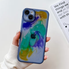 Oil Painting Electroplating TPU Phone Case, For iPhone 14, For iPhone 14 Pro, For iPhone 14 Plus, For iPhone 14 Pro Max, For iPhone 13, For iPhone 13 Pro