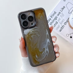 Oil Painting Electroplating TPU Phone Case, For iPhone 14, For iPhone 14 Pro, For iPhone 14 Plus, For iPhone 14 Pro Max, For iPhone 13, For iPhone 13 Pro