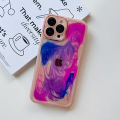 Oil Painting Electroplating TPU Phone Case, For iPhone 13 Pro Max, For iPhone 12, For iPhone 12 Pro, For iPhone 12 Pro Max, For iPhone 11, For iPhone 11 Pro