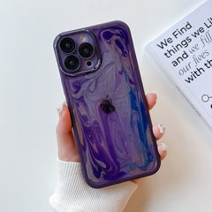 Oil Painting Electroplating TPU Phone Case, For iPhone 13 Pro Max, For iPhone 12, For iPhone 12 Pro, For iPhone 12 Pro Max, For iPhone 11, For iPhone 11 Pro