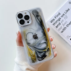 Oil Painting Electroplating TPU Phone Case, For iPhone 13 Pro Max, For iPhone 12, For iPhone 12 Pro, For iPhone 12 Pro Max, For iPhone 11, For iPhone 11 Pro