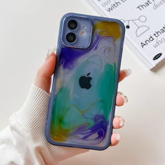 Oil Painting Electroplating TPU Phone Case, For iPhone 13 Pro Max, For iPhone 12, For iPhone 12 Pro, For iPhone 12 Pro Max, For iPhone 11, For iPhone 11 Pro