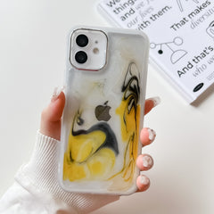 Oil Painting Electroplating TPU Phone Case, For iPhone 13 Pro Max, For iPhone 12, For iPhone 12 Pro, For iPhone 12 Pro Max, For iPhone 11, For iPhone 11 Pro