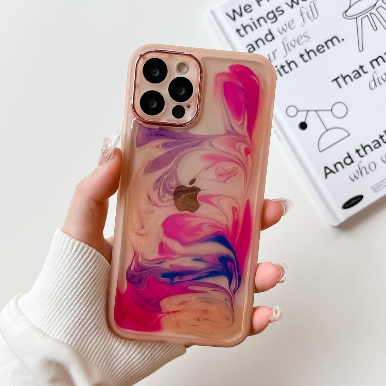 Ölgemälde Galvanik TPU Handyhülle, Für iPhone 13 Pro Max, Für iPhone 12, Für iPhone 12 Pro, Für iPhone 12 Pro Max, Für iPhone 11, Für iPhone 11 Pro