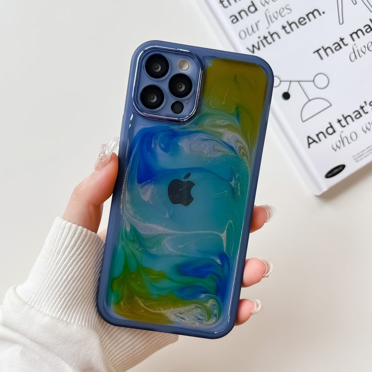 Ölgemälde Galvanik TPU Handyhülle, Für iPhone 13 Pro Max, Für iPhone 12, Für iPhone 12 Pro, Für iPhone 12 Pro Max, Für iPhone 11, Für iPhone 11 Pro