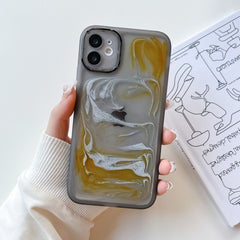 Oil Painting Electroplating TPU Phone Case, For iPhone 13 Pro Max, For iPhone 12, For iPhone 12 Pro, For iPhone 12 Pro Max, For iPhone 11, For iPhone 11 Pro