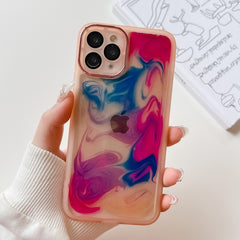 Oil Painting Electroplating TPU Phone Case, For iPhone 13 Pro Max, For iPhone 12, For iPhone 12 Pro, For iPhone 12 Pro Max, For iPhone 11, For iPhone 11 Pro