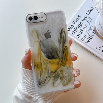 Oil Painting Electroplating TPU Phone Case, For iPhone 8 Plus / 7 Plus, For iPhone X / XS, For iPhone XS Max, For iPhone XR
