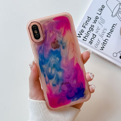 Oil Painting Electroplating TPU Phone Case, For iPhone 11 Pro Max, For iPhone SE 2022/2020 / 8 / 7, For iPhone 8 Plus / 7 Plus, For iPhone X / XS, For iPhone XS Max, For iPhone XR