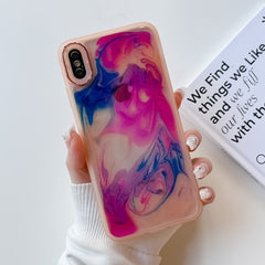 Oil Painting Electroplating TPU Phone Case, For iPhone 11 Pro Max, For iPhone SE 2022/2020 / 8 / 7, For iPhone 8 Plus / 7 Plus, For iPhone X / XS, For iPhone XS Max, For iPhone XR