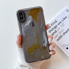 Oil Painting Electroplating TPU Phone Case, For iPhone 11 Pro Max, For iPhone SE 2022/2020 / 8 / 7, For iPhone 8 Plus / 7 Plus, For iPhone X / XS, For iPhone XS Max, For iPhone XR