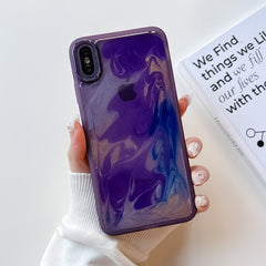 Oil Painting Electroplating TPU Phone Case, For iPhone 11 Pro Max, For iPhone SE 2022/2020 / 8 / 7, For iPhone 8 Plus / 7 Plus, For iPhone X / XS, For iPhone XS Max, For iPhone XR