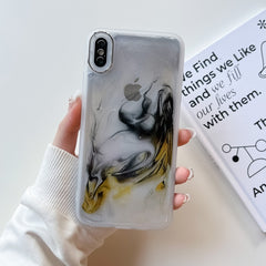 Oil Painting Electroplating TPU Phone Case, For iPhone 11 Pro Max, For iPhone SE 2022/2020 / 8 / 7, For iPhone 8 Plus / 7 Plus, For iPhone X / XS, For iPhone XS Max, For iPhone XR