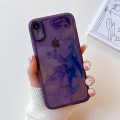 Oil Painting Electroplating TPU Phone Case, For iPhone 11 Pro Max, For iPhone SE 2022/2020 / 8 / 7, For iPhone 8 Plus / 7 Plus, For iPhone X / XS, For iPhone XS Max, For iPhone XR