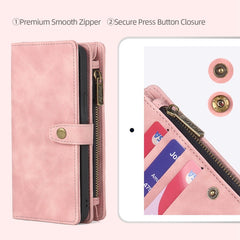 Zipper Wallet Magnetic Detachable Leather Phone Case, For iPhone 14, For iPhone 14 Pro, For iPhone 14 Plus, For iPhone 14 Pro Max, For iPhone 13, For iPhone 13 Pro, For iPhone 13 Pro Max, For iPhone 12 / 12 Pro, For iPhone 12 Pro Max, For iPhone 11