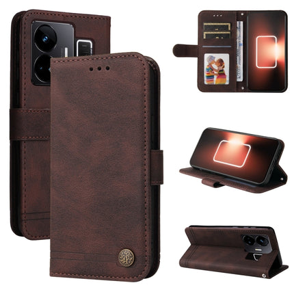 Skin Feel Life Tree Metal Button Leather Phone Case, For Realme 11 Pro / 11 Pro+, For Realme C65 4G, For Realme C55, For Realme GT Neo 5 5G / GT3