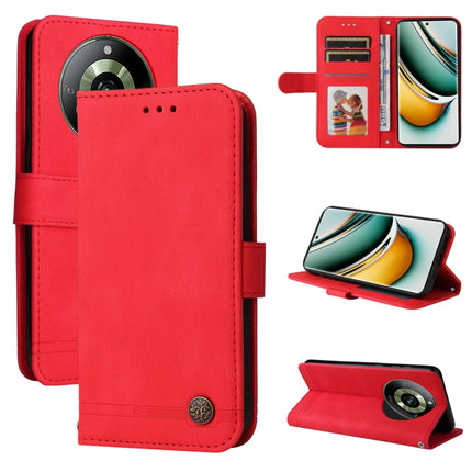 Skin Feel Life Tree Metal Button Leather Phone Case, For Realme 11 Pro / 11 Pro+, For Realme C65 4G, For Realme C55, For Realme GT Neo 5 5G / GT3