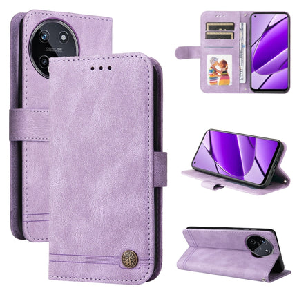 Skin Feel Life Tree Metal Button Leather Phone Case, For Realme C67 5G / 11 5G Taiwan Version, For Realme 11 4G Global, For Realme C53 / Narzo N53, For Realme 11