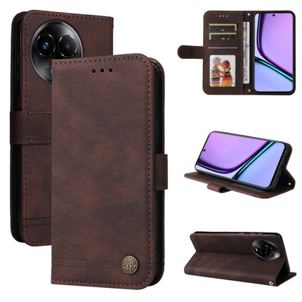 Skin Feel Life Tree Metal Button Leather Phone Case, For Realme C67 5G / 11 5G Taiwan Version, For Realme 11 4G Global, For Realme C53 / Narzo N53, For Realme 11