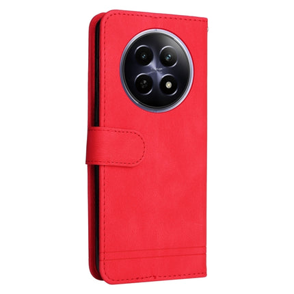 Skin Feel Life Tree Metal Button Leather Phone Case, For Realme 12, For Realme 12+, For Realme 12 Pro+, For Realme C67 4G Global