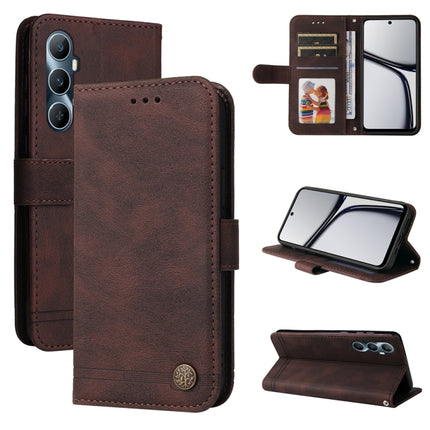 Skin Feel Life Tree Metal Button Leather Phone Case, For Realme 11 Pro / 11 Pro+, For Realme C65 4G, For Realme C55, For Realme GT Neo 5 5G / GT3