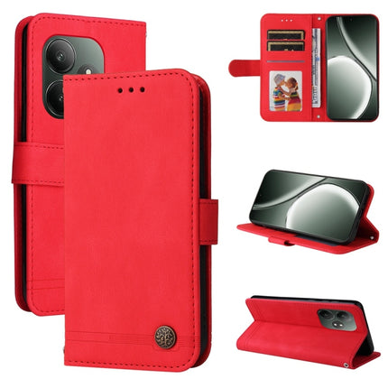 Skin Feel Life Tree Metal Button Leather Phone Case, For Realme 13+, For Realme 13 Pro / 13 Pro+ / 12 Pro, For Realme GT 6 / GT Neo6 SE, For Realme C63 / C61  / Note 60