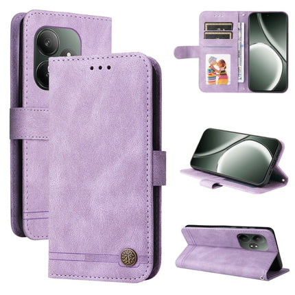 Skin Feel Life Tree Metal Button Leather Phone Case, For Realme 13+, For Realme 13 Pro / 13 Pro+ / 12 Pro, For Realme GT 6 / GT Neo6 SE, For Realme C63 / C61  / Note 60