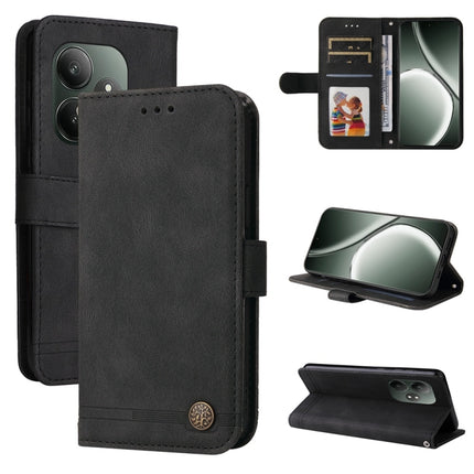 Skin Feel Life Tree Metal Button Leather Phone Case, For Realme 13+, For Realme 13 Pro / 13 Pro+ / 12 Pro, For Realme GT 6 / GT Neo6 SE, For Realme C63 / C61  / Note 60