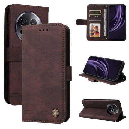 Skin Feel Life Tree Metal Button Leather Phone Case, For Realme 13+, For Realme 13 Pro / 13 Pro+ / 12 Pro, For Realme GT 6 / GT Neo6 SE, For Realme C63 / C61  / Note 60